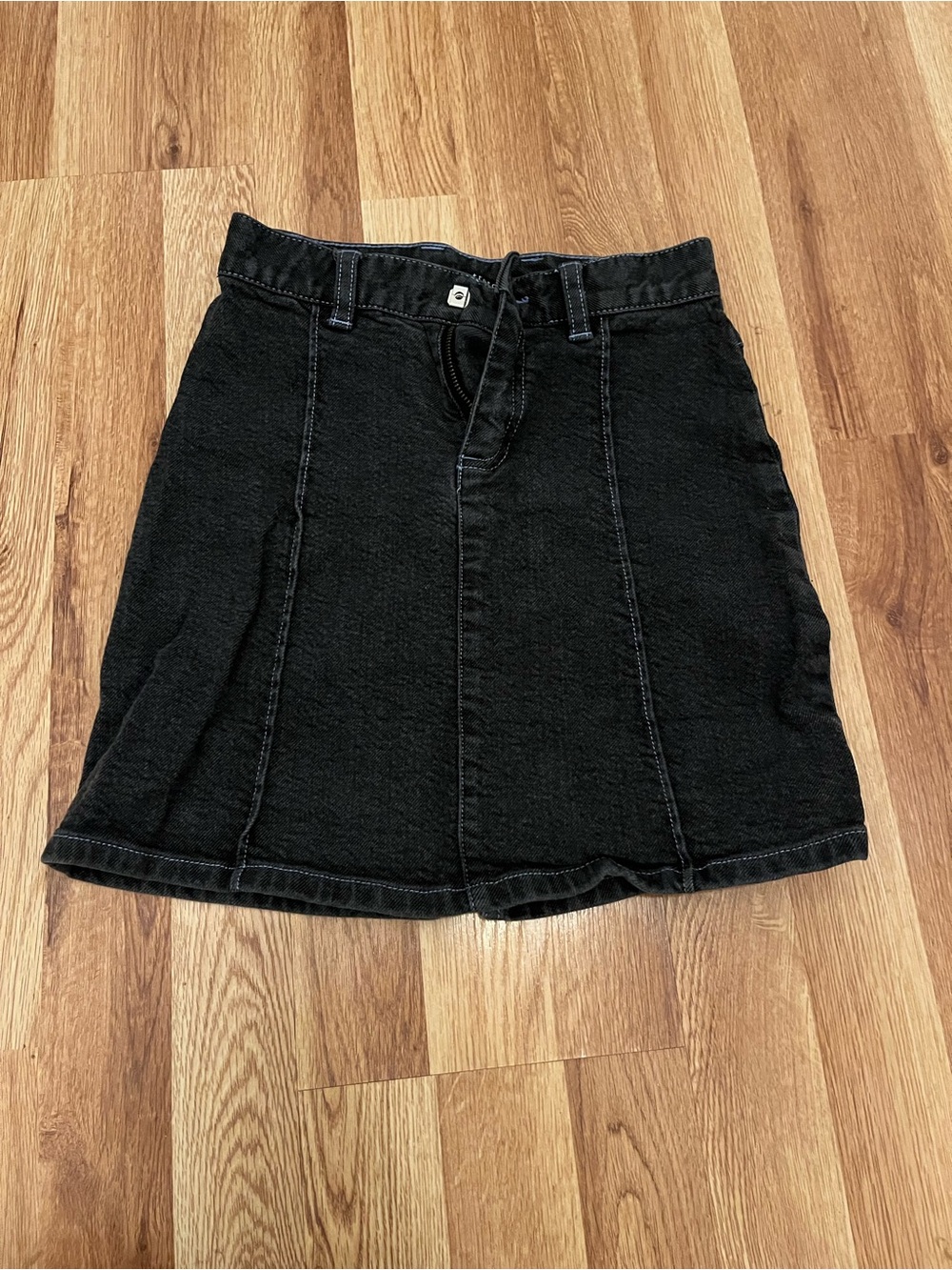 GAP Black A-Line Denim Skirt